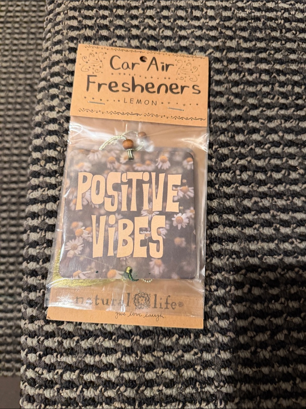 NATURAL LIFE Positive Vibes Floral Air Freshener - Brown & Cream